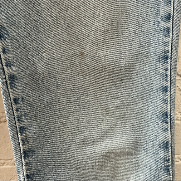 Vintage 90s Express Bleus Jeans High Waisted Light Wash Mom Jeans Sz 5/6 Long - Picture 13 of 15
